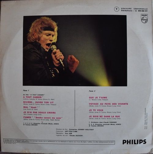 Johnny Hallyday CD ALBUM Que je t'aime (Palais des sports 1969