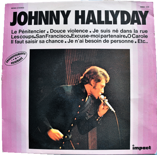 VINYL 2 x 33T JOHNNY HALLYDAY PHILIPS 1978 - LE PENITENCIER - 24 TITRES